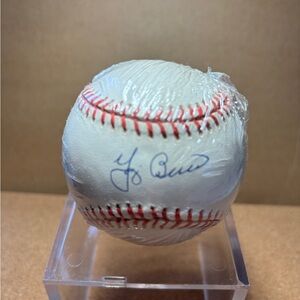 Yogi Berra Autographed Baseball in original packaging